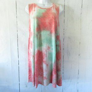 Yee By Umgee Tank Top Tunic Dress Tie Dye
